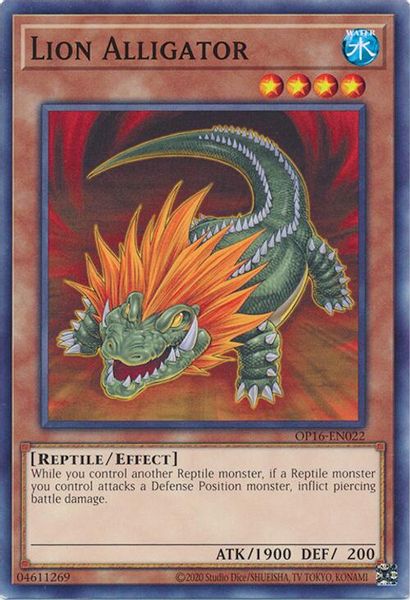 Lion Alligator