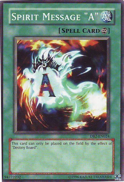 Spirit Message "A"