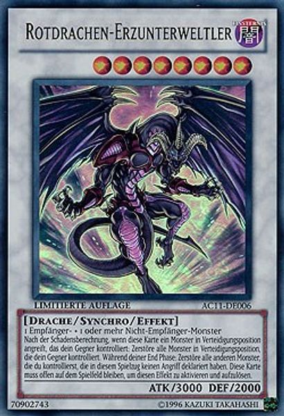 Red Dragon Archfiend (German) - "Rotdrachen-Erzunterweltler"