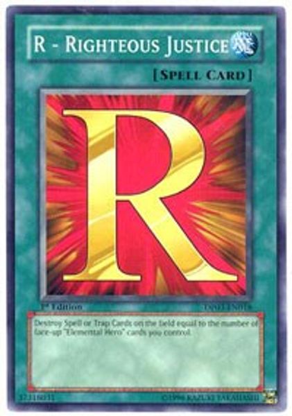 R - Righteous Justice