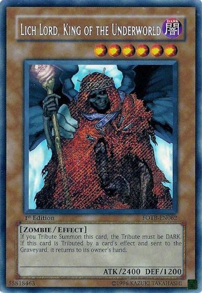 Lich Lord, King of the Underworld