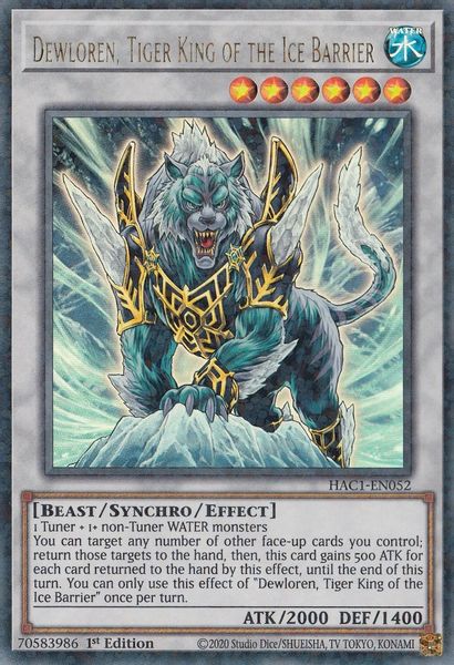 Dewloren, Tiger King of the Ice Barrier