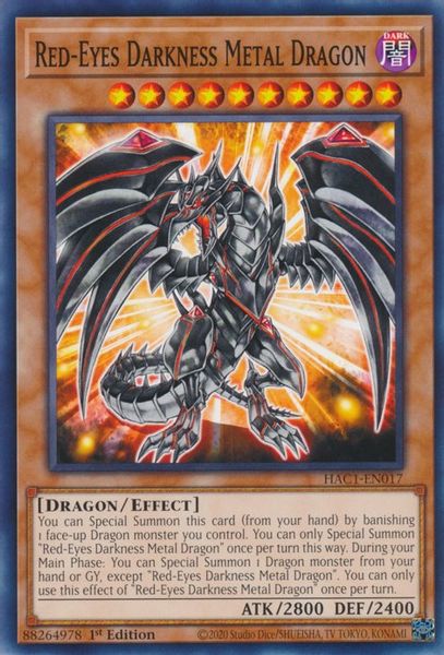 Red-Eyes Darkness Metal Dragon