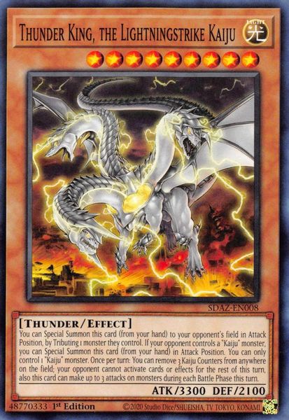 Thunder King, the Lightningstrike Kaiju