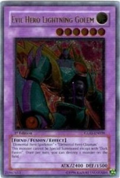 Evil Hero Lightning Golem