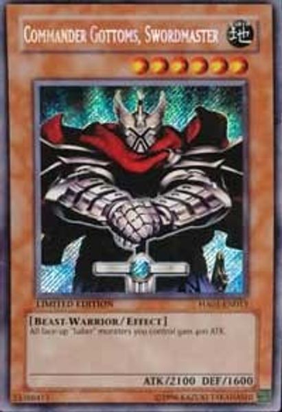 Commander Gottoms, Swordmaster