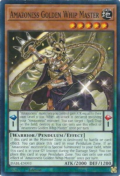 Amazoness Golden Whip Master