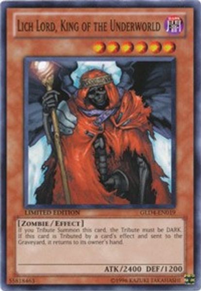 Lich Lord, King of the Underworld