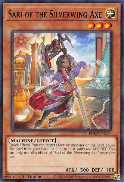 Sari of the Silverwing Axe