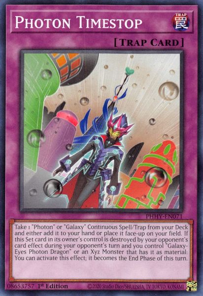 Photon Timestop