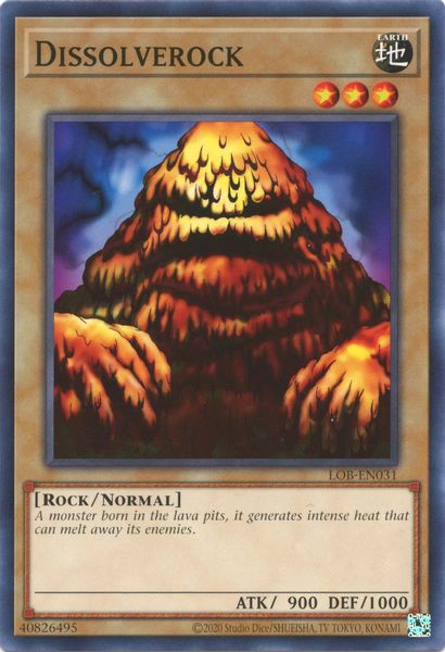 Dissolverock