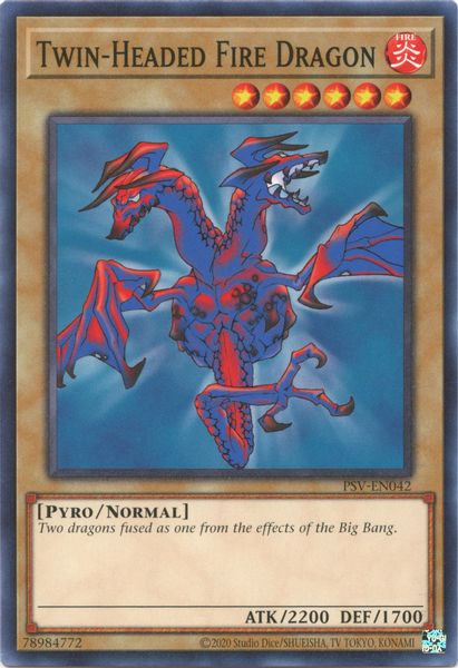 Twin-Headed Fire Dragon