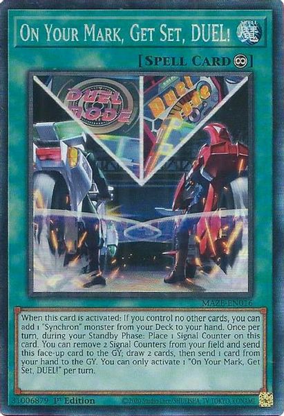 On Your Mark, Get Set, DUEL!