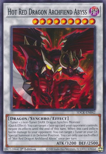 Hot Red Dragon Archfiend Abyss