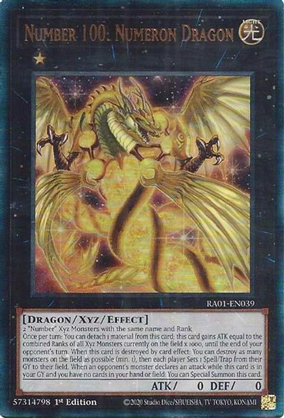 Number 100: Numeron Dragon