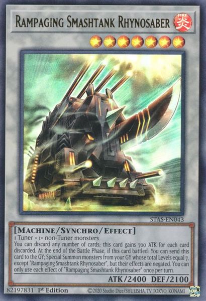 Rampaging Smashtank Rhynosaber