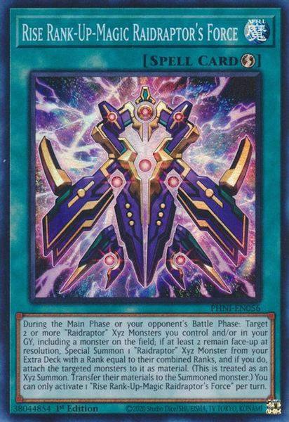 Rise Rank-Up-Magic Raidraptor's Force