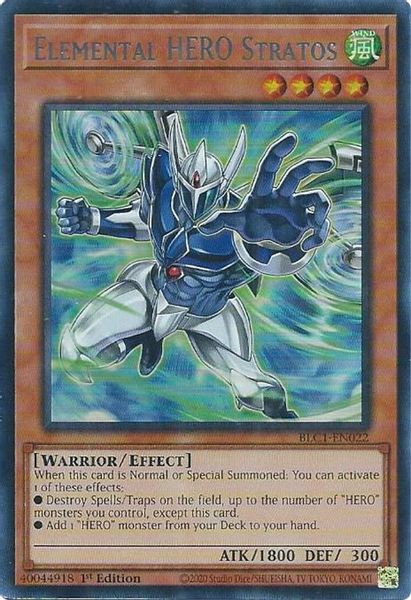 Elemental HERO Stratos (Alternate Art)
