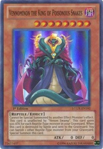 Vennominon the King of Poisonous Snakes