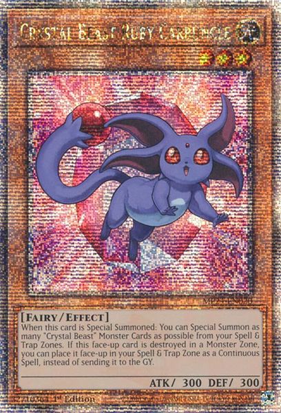 Crystal Beast Ruby Carbuncle
