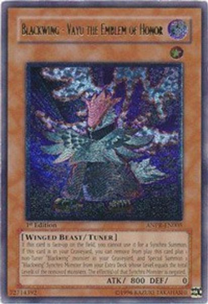 Blackwing - Vayu the Emblem of Honor