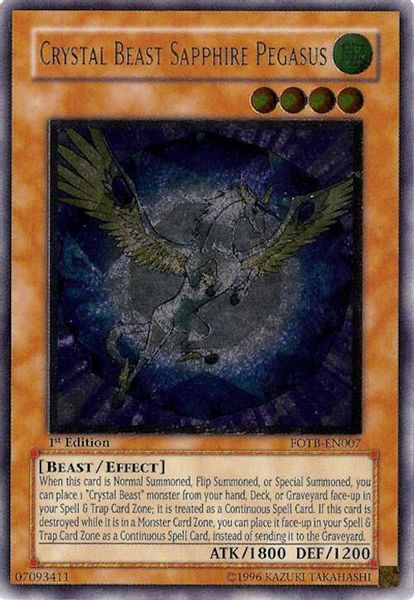 Crystal Beast Sapphire Pegasus