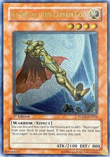 Elemental Hero Captain Gold