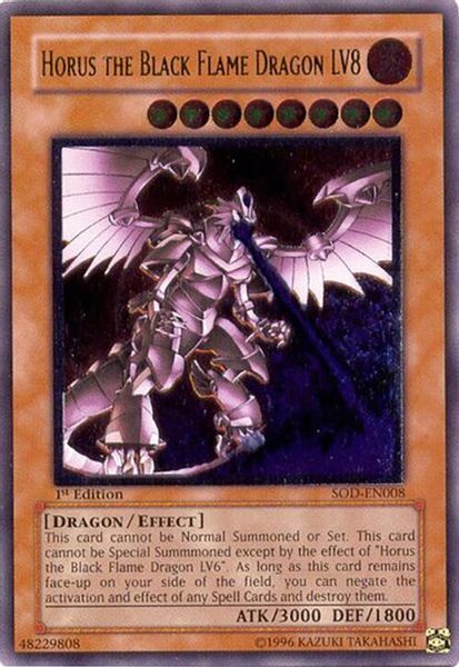 Horus the Black Flame Dragon LV8