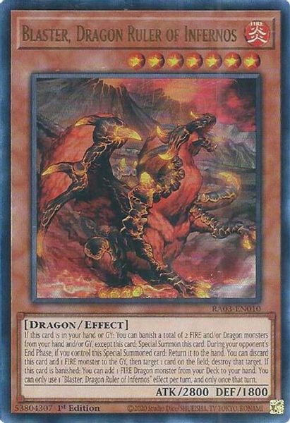 Blaster, Dragon Ruler of Infernos