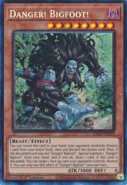 Danger! Bigfoot!