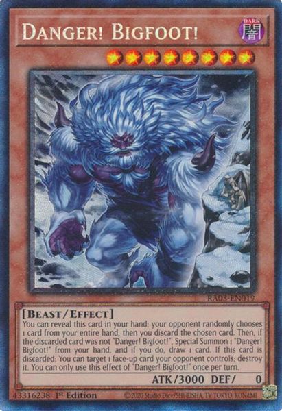 Danger! Bigfoot! (Alternate Art)