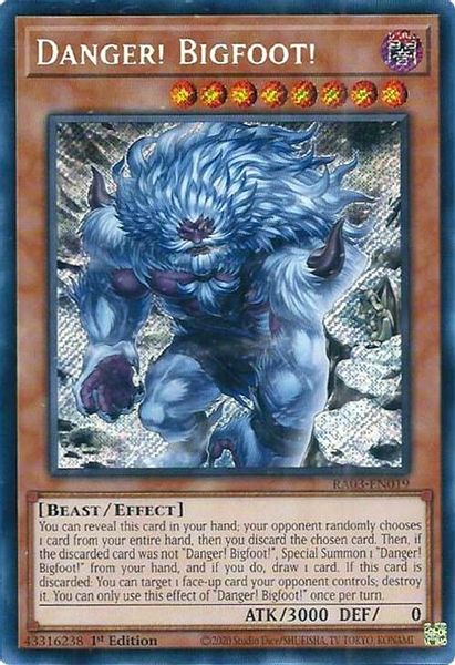 Danger! Bigfoot! (Alternate Art)