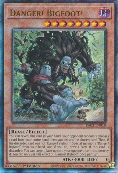 Danger! Bigfoot!