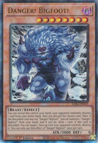 Danger! Bigfoot! (Alternate Art)