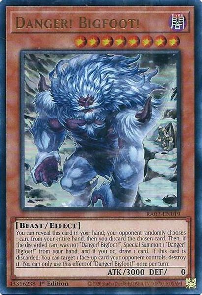 Danger! Bigfoot! (Alternate Art)