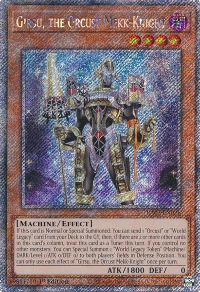 Girsu, the Orcust Mekk-Knight