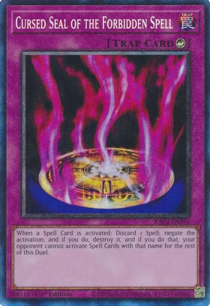 Cursed Seal of the Forbidden Spell