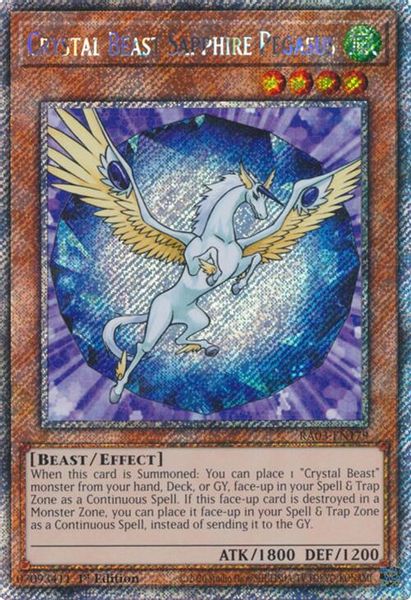 Crystal Beast Sapphire Pegasus