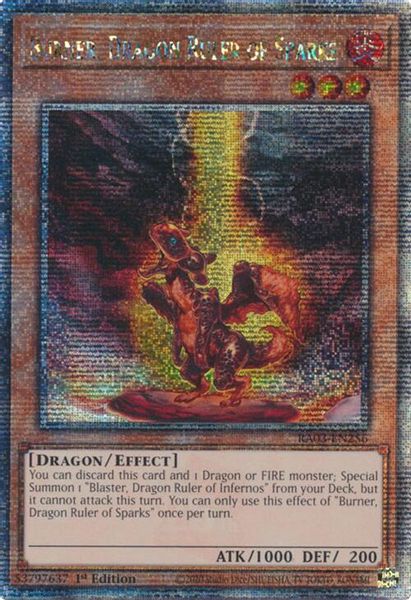 Burner, Dragon Ruler of Sparks