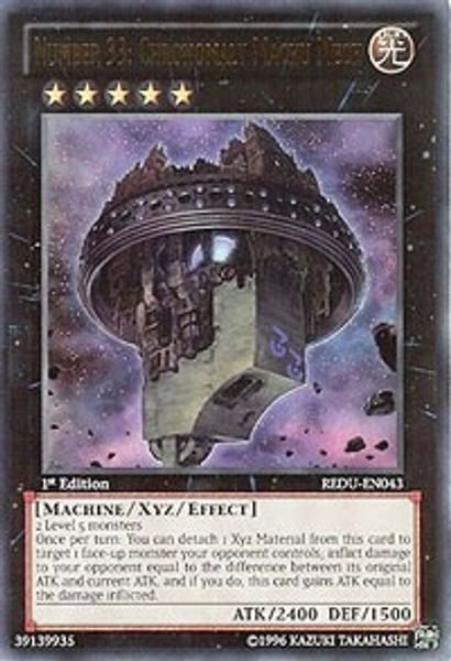 Number 33: Chronomaly Machu Mech