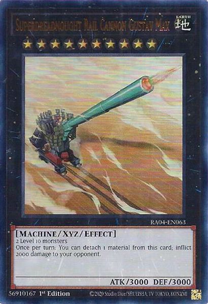 Superdreadnought Rail Cannon Gustav Max
