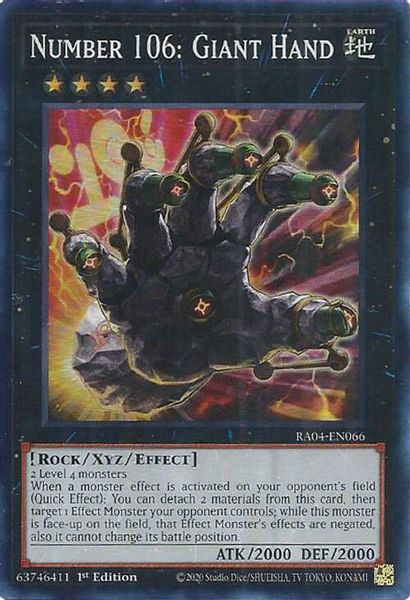 Number 106: Giant Hand