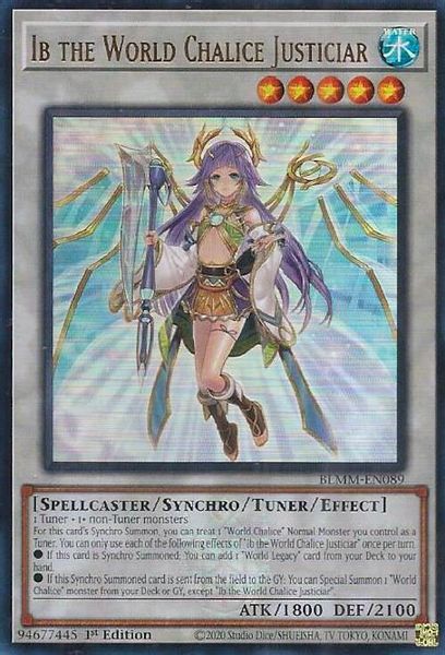Ib the World Chalice Justiciar