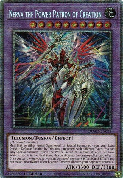 Nerva the Power Patron of Creation