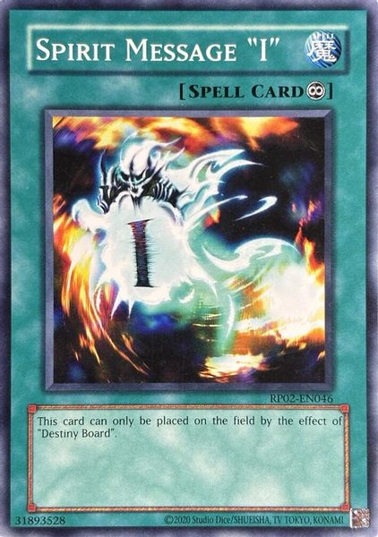 Spirit Message "I"