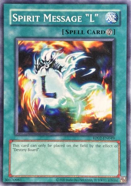 Spirit Message "L"