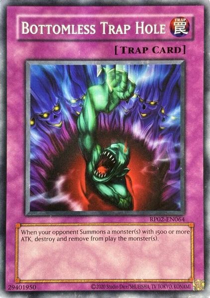 Bottomless Trap Hole