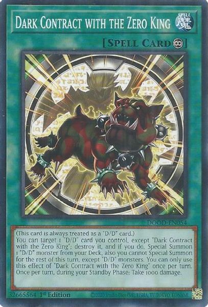 Dark Contract with the Zero King