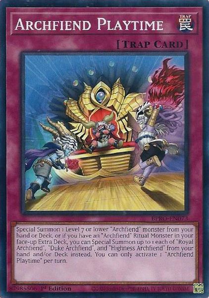 Archfiend Playtime