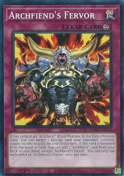 Archfiend's Fervor